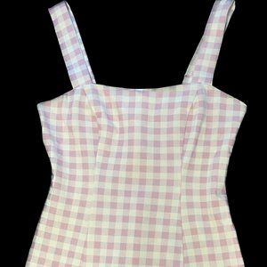 Sugar Thrillz At My Peak Pink Gingham Minidress Barbie Barbiecore